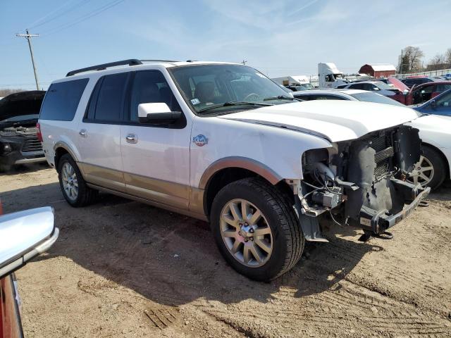 1FMJK1J50BEF06198 - 2011 FORD EXPEDITION EL XLT WHITE photo 4