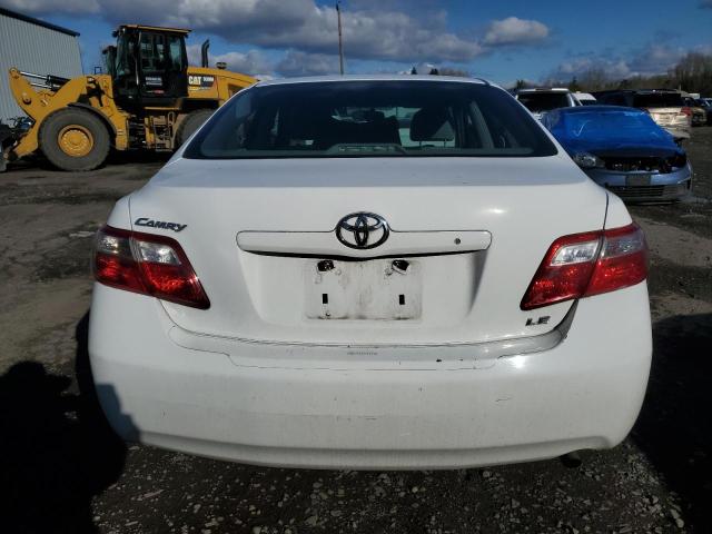 4T4BE46KX8R033278 - 2008 TOYOTA CAMRY CE WHITE photo 6