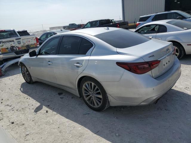 JN1EV7AP9JM361381 - 2018 INFINITI Q50 LUXE SILVER photo 2