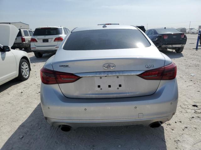 JN1EV7AP9JM361381 - 2018 INFINITI Q50 LUXE SILVER photo 6