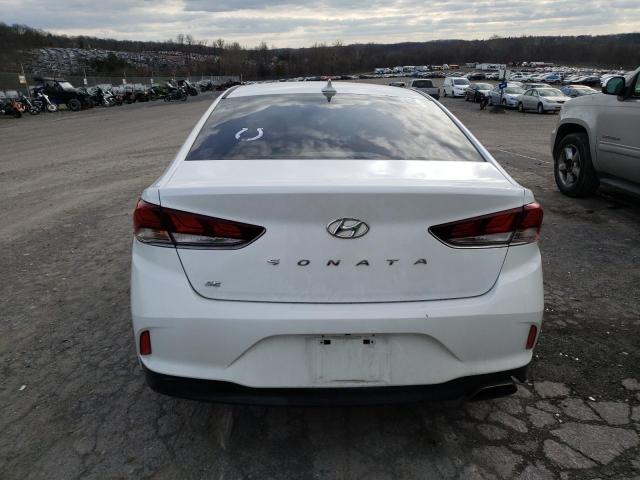 5NPE24AF2KH787209 - 2019 HYUNDAI SONATA SE WHITE photo 6