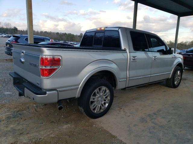 1FTFW1CV9AFA30974 - 2010 FORD F150 SUPERCREW SILVER photo 3