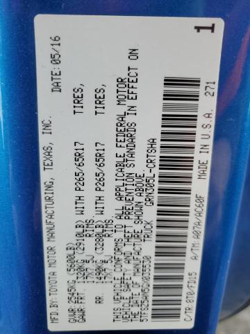 5TFSZ5AN5GX035530 - 2016 TOYOTA TACOMA ACCESS CAB Mavi foto 13