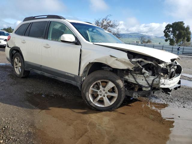 4S4BRDMC8E2283300 - 2014 SUBARU OUTBACK 3.6R LIMITED WHITE photo 4