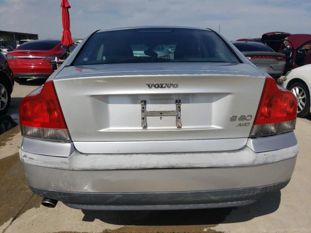 YV1RH59H932255450 - 2003 VOLVO S60 2.5T SILVER photo 6