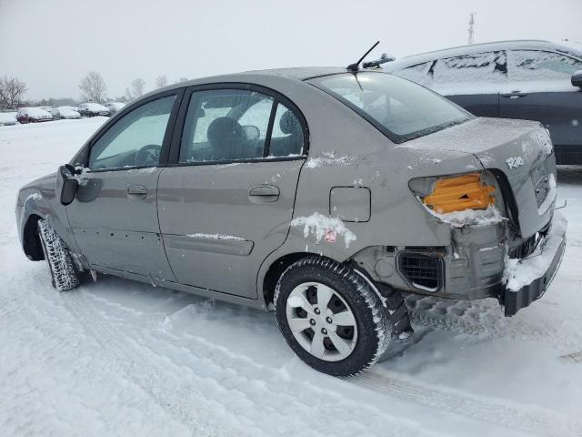 KNADH4B33A6617736 - 2010 KIA RIO LX GRAY photo 2
