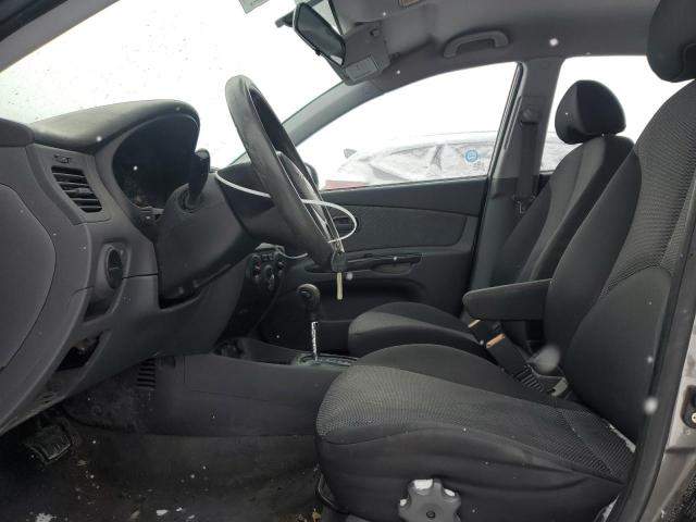 KNADH4B33A6617736 - 2010 KIA RIO LX GRAY photo 7