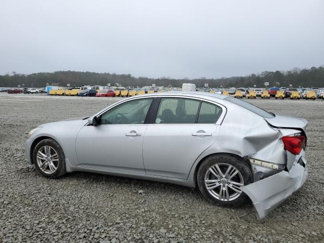 JN1CV6AP0DM304167 - 2013 INFINITI G37 BASE SILVER photo 2