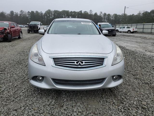 JN1CV6AP0DM304167 - 2013 INFINITI G37 BASE SILVER photo 5