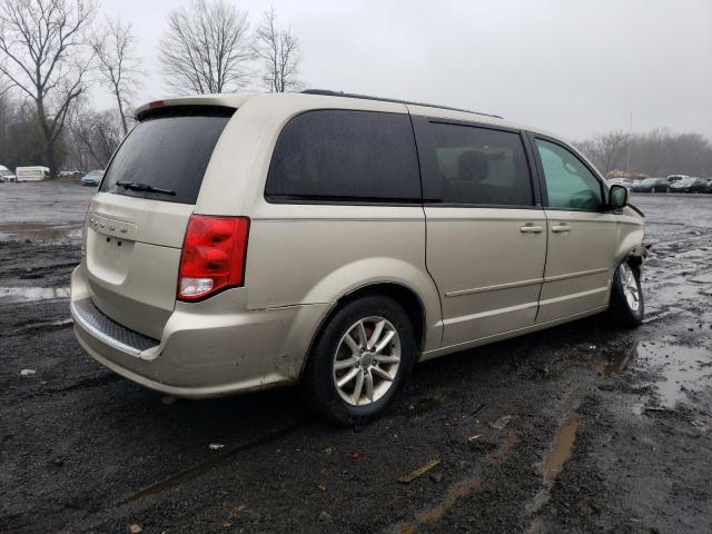 2C4RDGCG2DR693615 - 2013 DODGE GRAND CARA SXT BEIGE photo 3