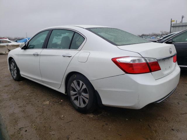 1HGCR2F30EA090169 - 2014 HONDA ACCORD LX WHITE photo 2