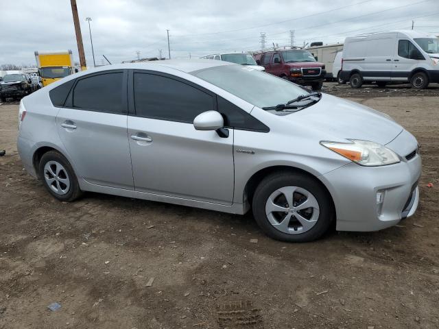 JTDKN3DU3D5681532 - 2013 TOYOTA PRIUS SILVER photo 4