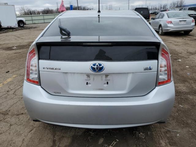 JTDKN3DU3D5681532 - 2013 TOYOTA PRIUS SILVER photo 6