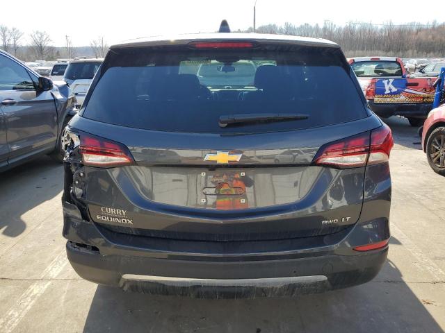 3GNAXUEV7NS242870 - 2022 CHEVROLET EQUINOX LT GRAY photo 6