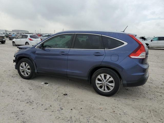 5J6RM3H75CL033538 - 2012 HONDA CR-V EXL BLUE photo 2