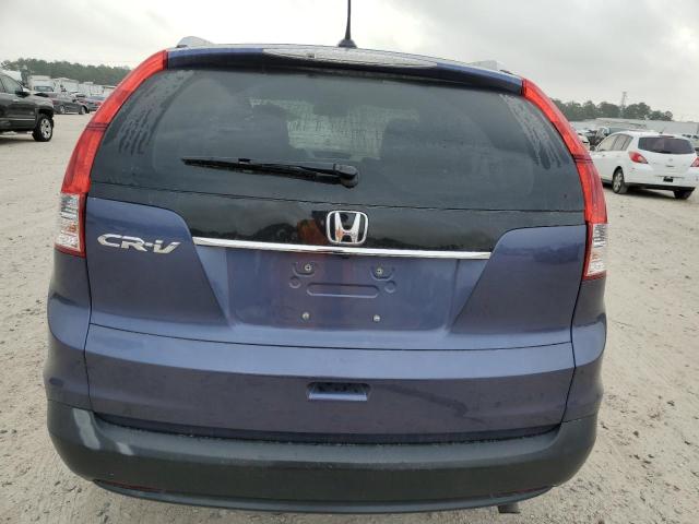 5J6RM3H75CL033538 - 2012 HONDA CR-V EXL BLUE photo 6