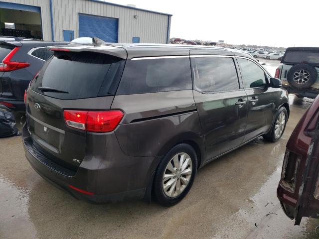 KNDMC5C10G6129079 - 2016 KIA SEDONA EX BROWN photo 3