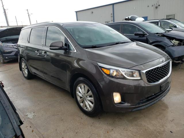 KNDMC5C10G6129079 - 2016 KIA SEDONA EX BROWN photo 4