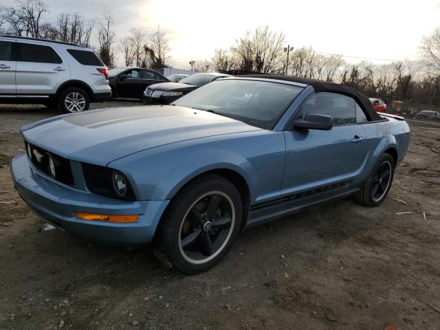 1ZVFT84N775350029 - 2007 FORD MUSTANG BLUE photo 1