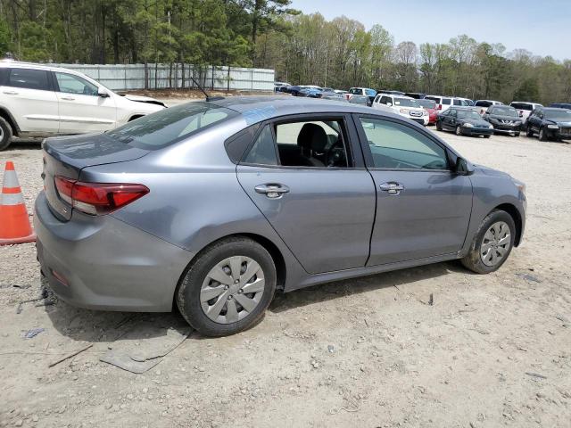 3KPA24AB4KE157210 - 2019 KIA RIO S GRAY photo 3