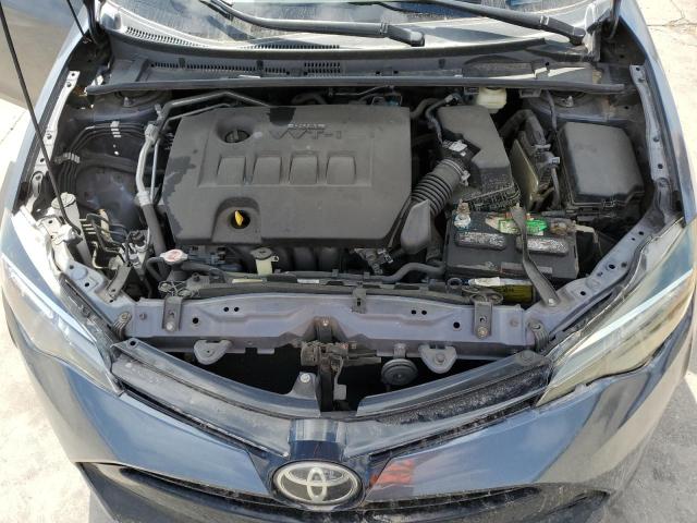 2T1BURHE4HC845386 - 2017 TOYOTA COROLLA L GRAY photo 11