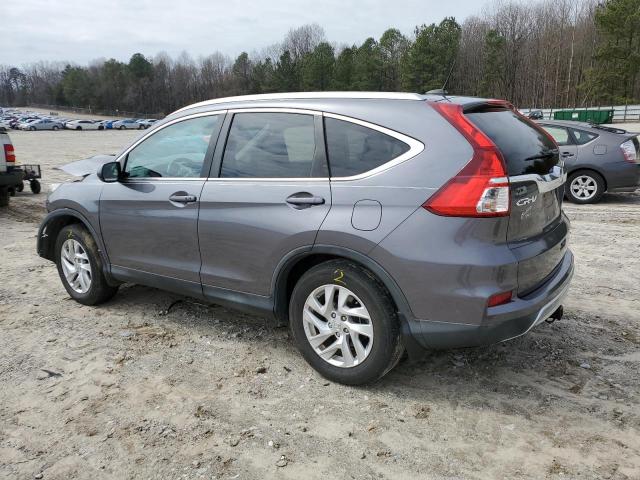 2HKRM4H73FH645712 - 2015 HONDA CR-V EXL GRAY photo 2