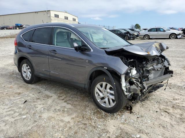 2HKRM4H73FH645712 - 2015 HONDA CR-V EXL GRAY photo 4