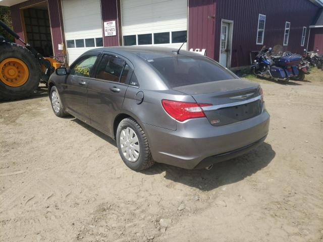 1C3CCBBG0CN257715 - 2012 CHRYSLER 200 TOURING GRAY photo 3