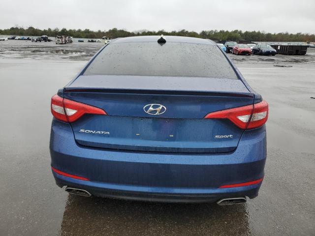 5NPE34AFXFH197715 - 2015 HYUNDAI SONATA SPORT BLUE photo 6