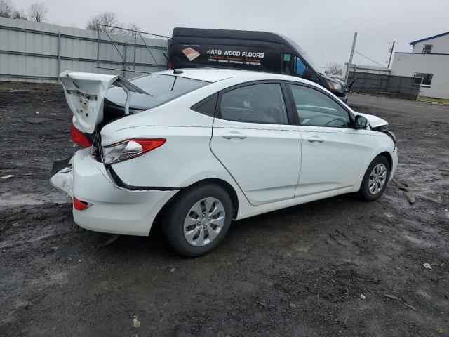 KMHCT4AE9GU976265 - 2016 HYUNDAI ACCENT SE WHITE photo 3