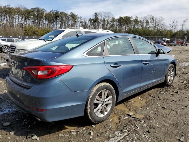 5NPE24AF3GH359012 - 2016 HYUNDAI SONATA SE BLUE photo 3