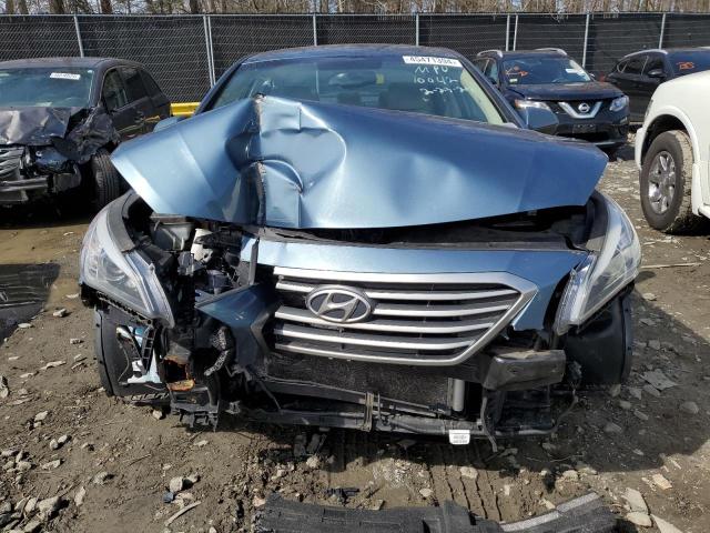 5NPE24AF3GH359012 - 2016 HYUNDAI SONATA SE BLUE photo 5