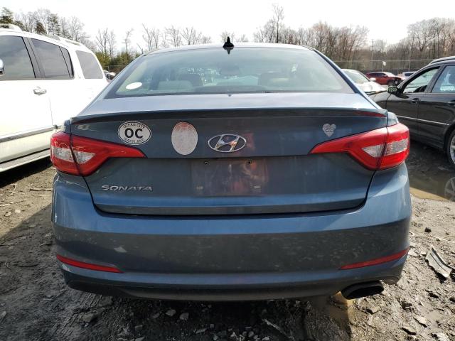 5NPE24AF3GH359012 - 2016 HYUNDAI SONATA SE BLUE photo 6