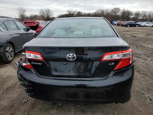 4T4BF1FK8CR265611 - 2012 TOYOTA CAMRY BASE BLACK photo 6