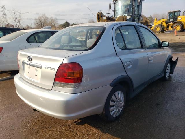 JTDBT123X40340386 - 2004 TOYOTA ECHO SILVER photo 3