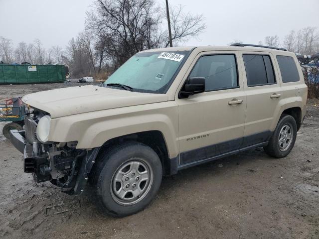 1C4NJPBA3HD157897 - 2017 JEEP PATRIOT SPORT TAN photo 1