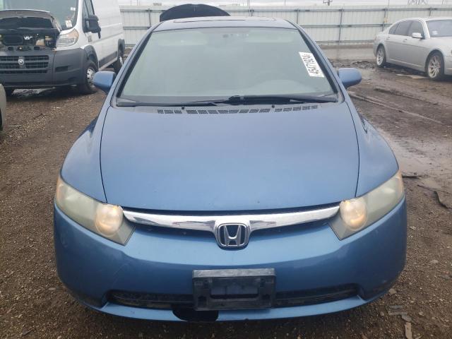 1HGFA16867L009564 - 2007 HONDA CIVIC EX BLUE photo 5