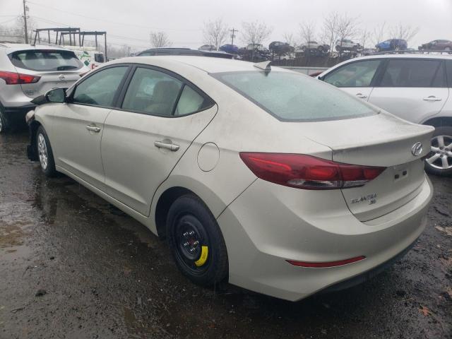 5NPD74LF9HH067117 - 2017 HYUNDAI ELANTRA SE BEIGE photo 2