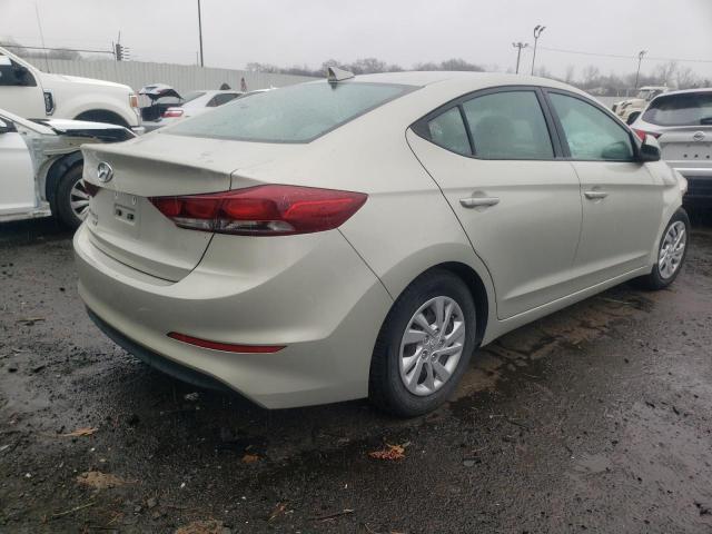 5NPD74LF9HH067117 - 2017 HYUNDAI ELANTRA SE BEIGE photo 3