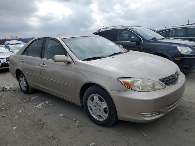 4T1BF30K03U543674 - 2003 TOYOTA CAMRY LE GOLD photo 4