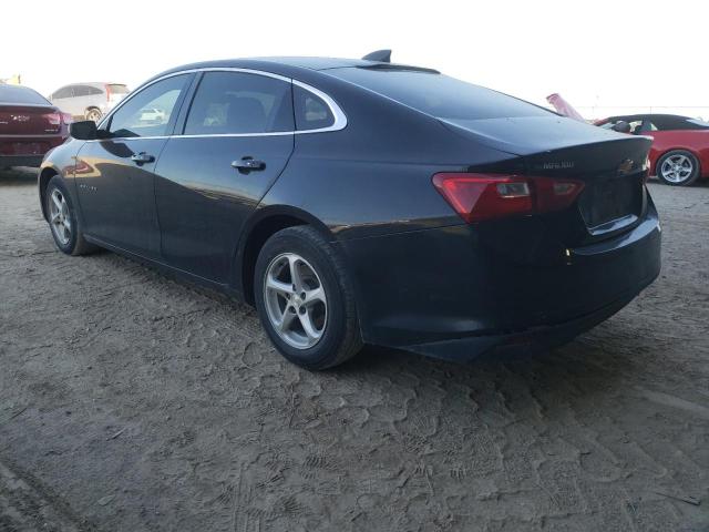 1G1ZB5ST6JF274803 - 2018 CHEVROLET MALIBU LS BLACK photo 2