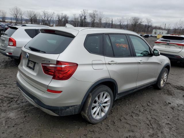 5UXWX9C57F0D52830 - 2015 BMW X3 XDRIVE28I GRAY photo 3