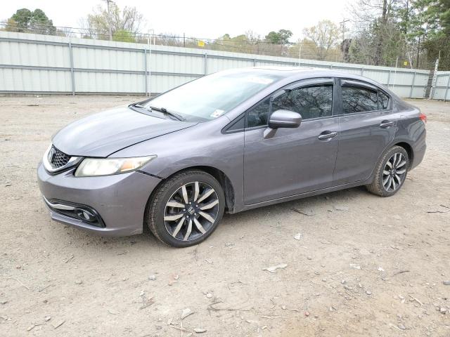 19XFB2F9XFE046294 - 2015 HONDA CIVIC EXL GRAY photo 1