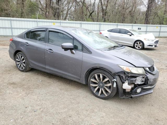 19XFB2F9XFE046294 - 2015 HONDA CIVIC EXL GRAY photo 4