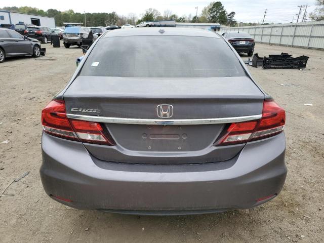 19XFB2F9XFE046294 - 2015 HONDA CIVIC EXL GRAY photo 6