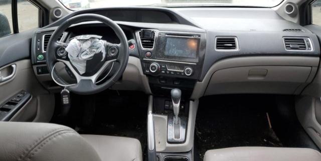 19XFB2F9XFE046294 - 2015 HONDA CIVIC EXL ნაცრისფერი ფოტო 8