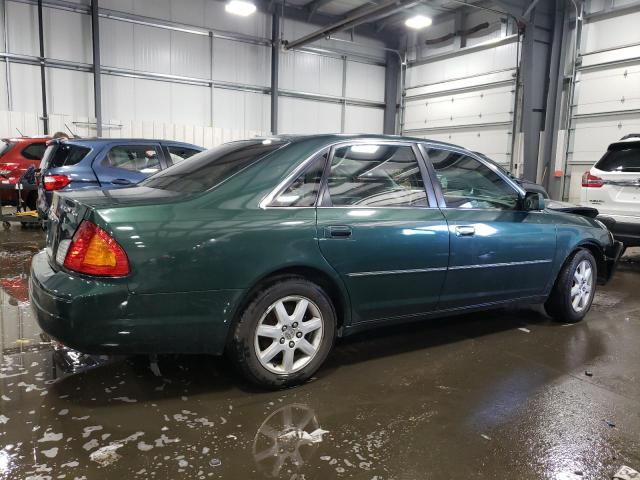 4T1BF28B22U210275 - 2002 TOYOTA AVALON XL GREEN photo 3