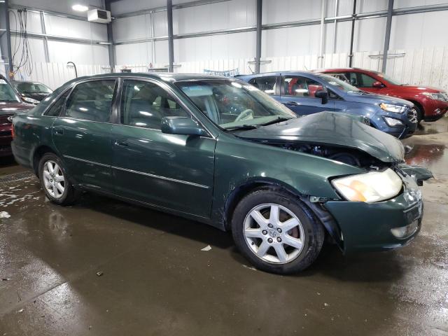 4T1BF28B22U210275 - 2002 TOYOTA AVALON XL GREEN photo 4