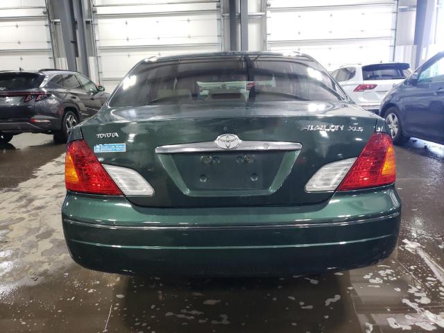 4T1BF28B22U210275 - 2002 TOYOTA AVALON XL GREEN photo 6