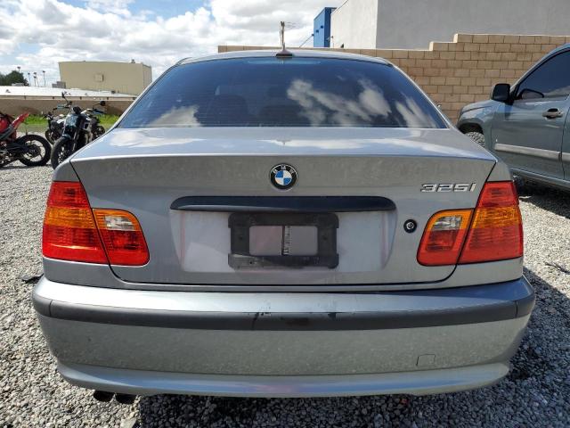 WBAAZ33444KP90632 - 2004 BMW 325 IS SULEV GRAY photo 6